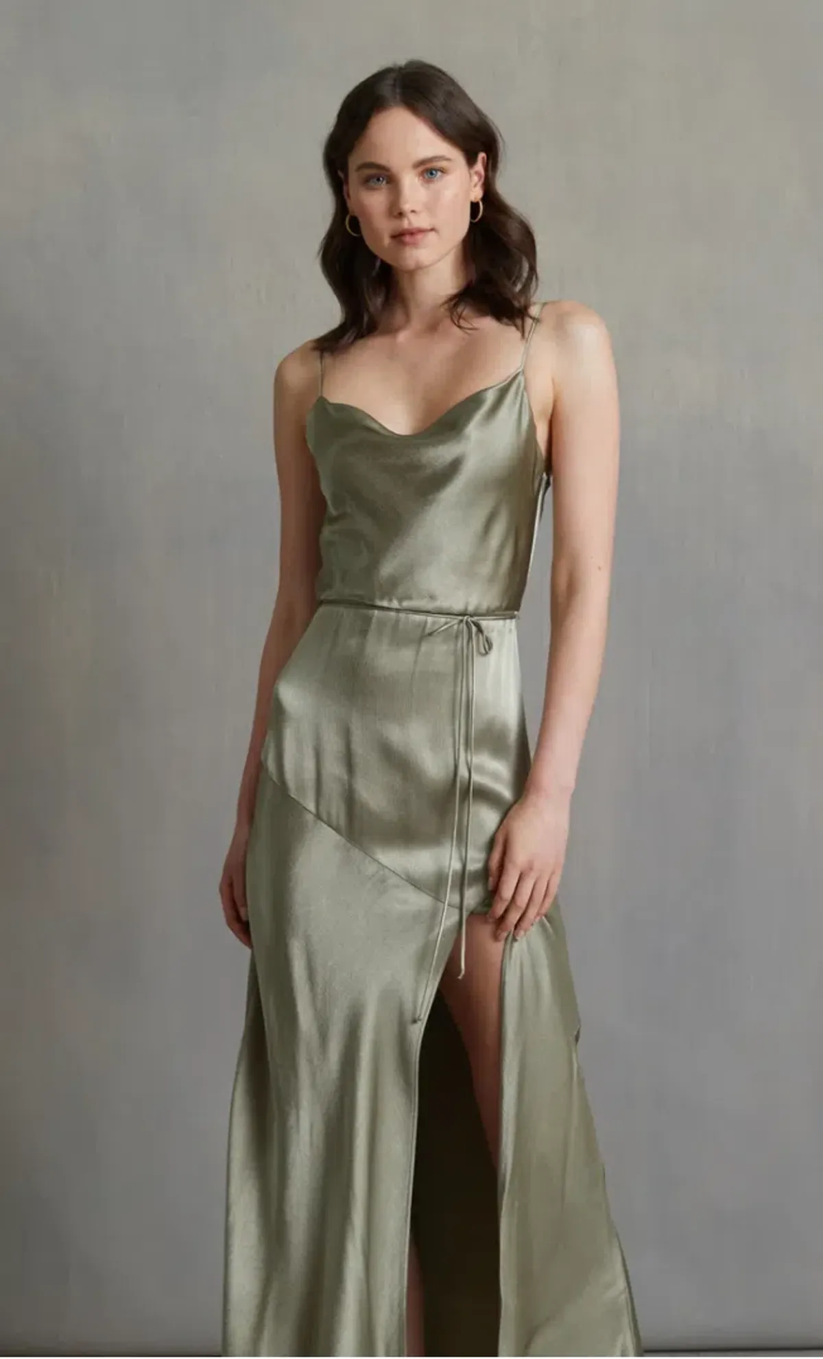 Bec + Bridge Dress Moon Dance Midi Sage Size 10 - Image 2
