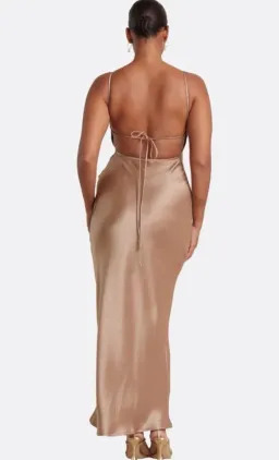 Bec & Bridge Dress The Dreamer Tie Dress In Golden Size AU 10 for rent on The Volte - image 3