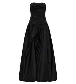 Aje Violette Bubble Hem Maxi Dress Black Size 8 for rent on The Volte - image 5