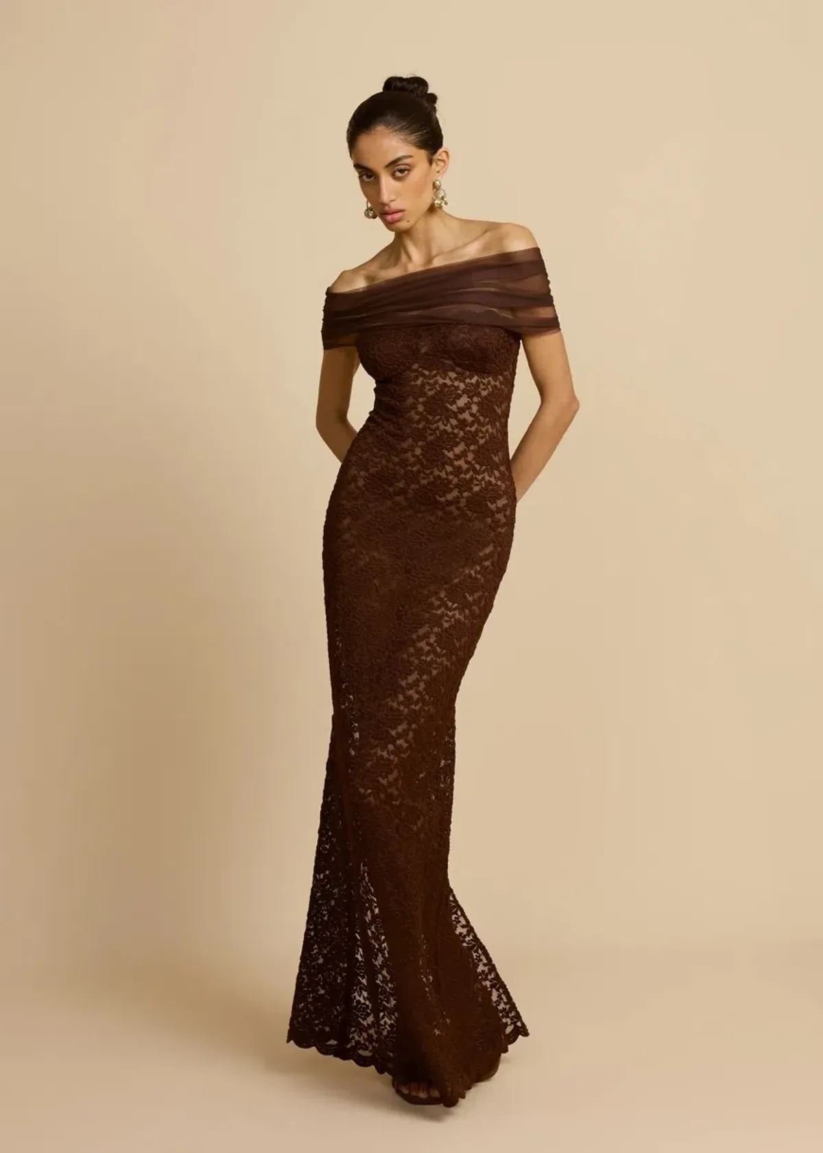 Arcina Ori Milana Dress in Chocolate Size S/AU8 - Image 1