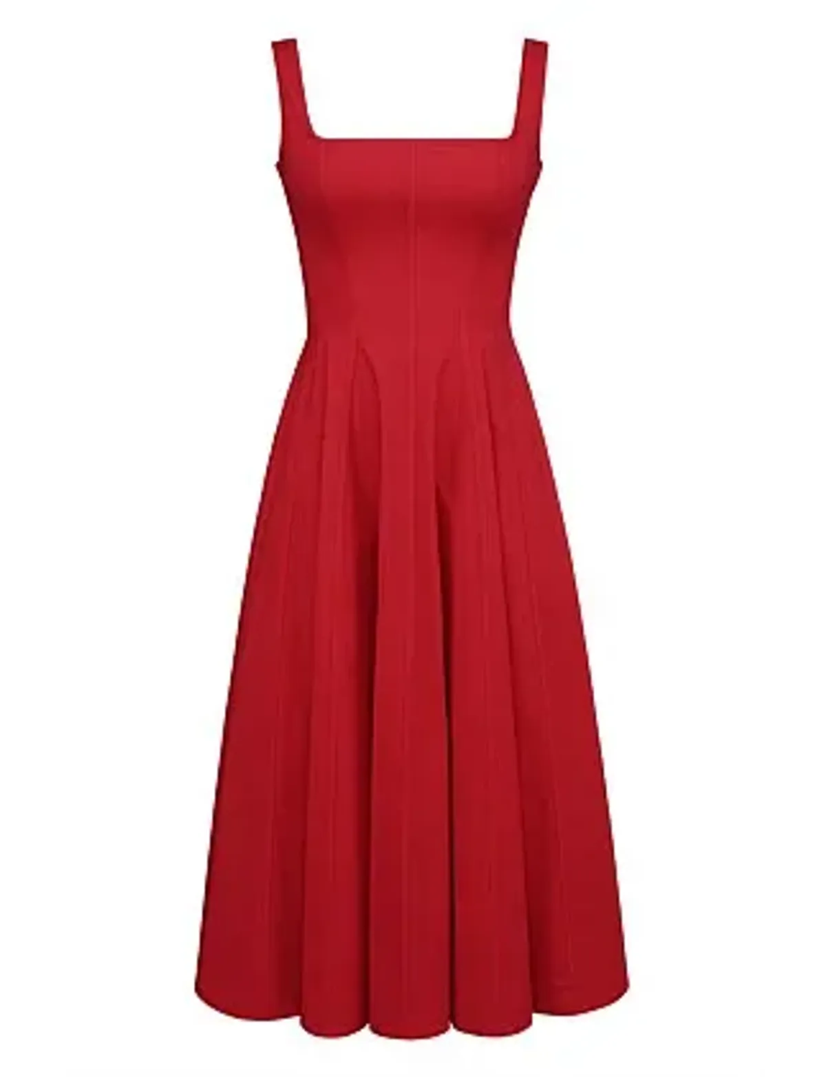 House Of CB Mariabella Long Midi Dress Red Size 14 - Image 5
