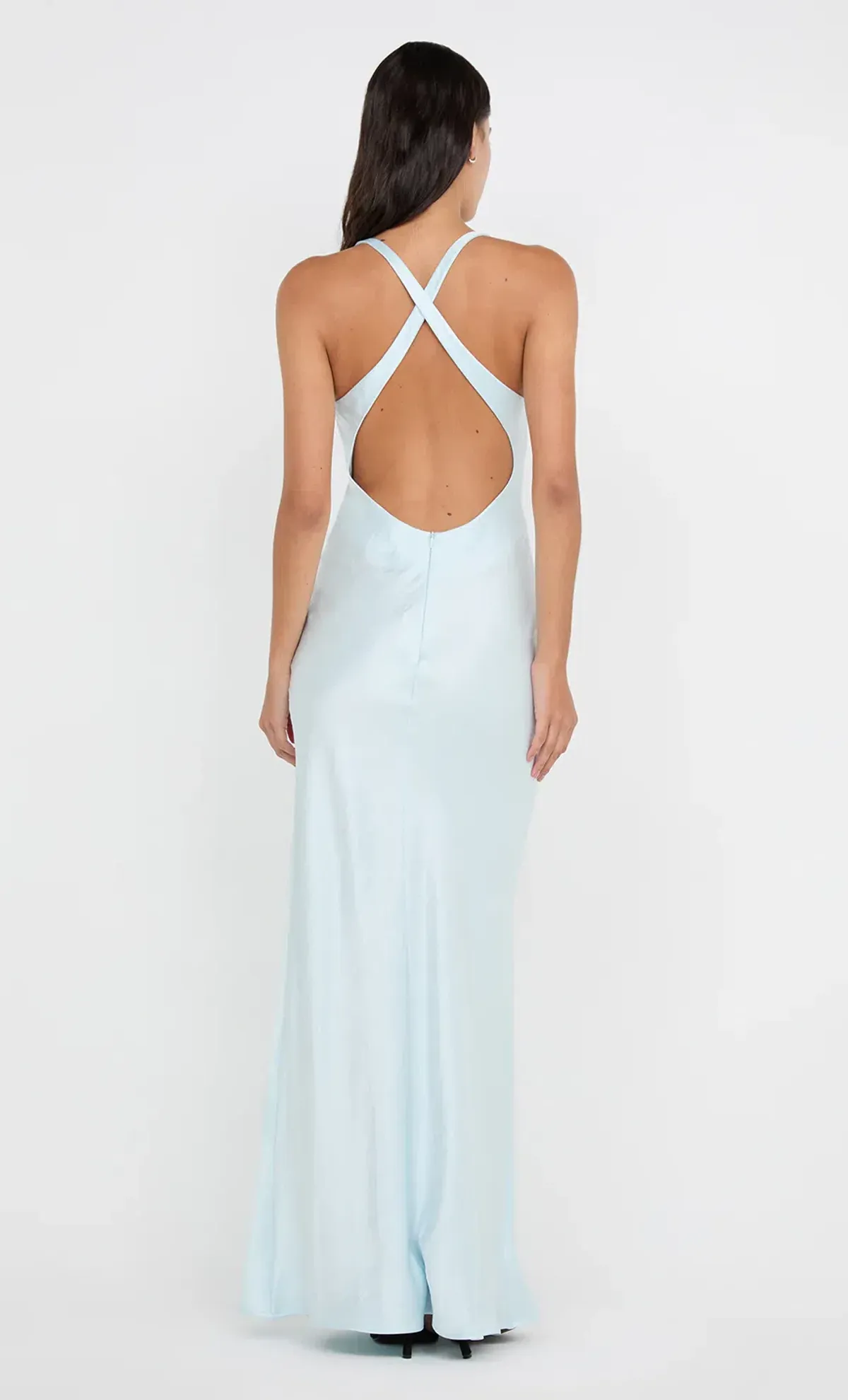 Bec + Bridge The Dreamer V Neck Dress Arctic Blue Size 4 - Image 4