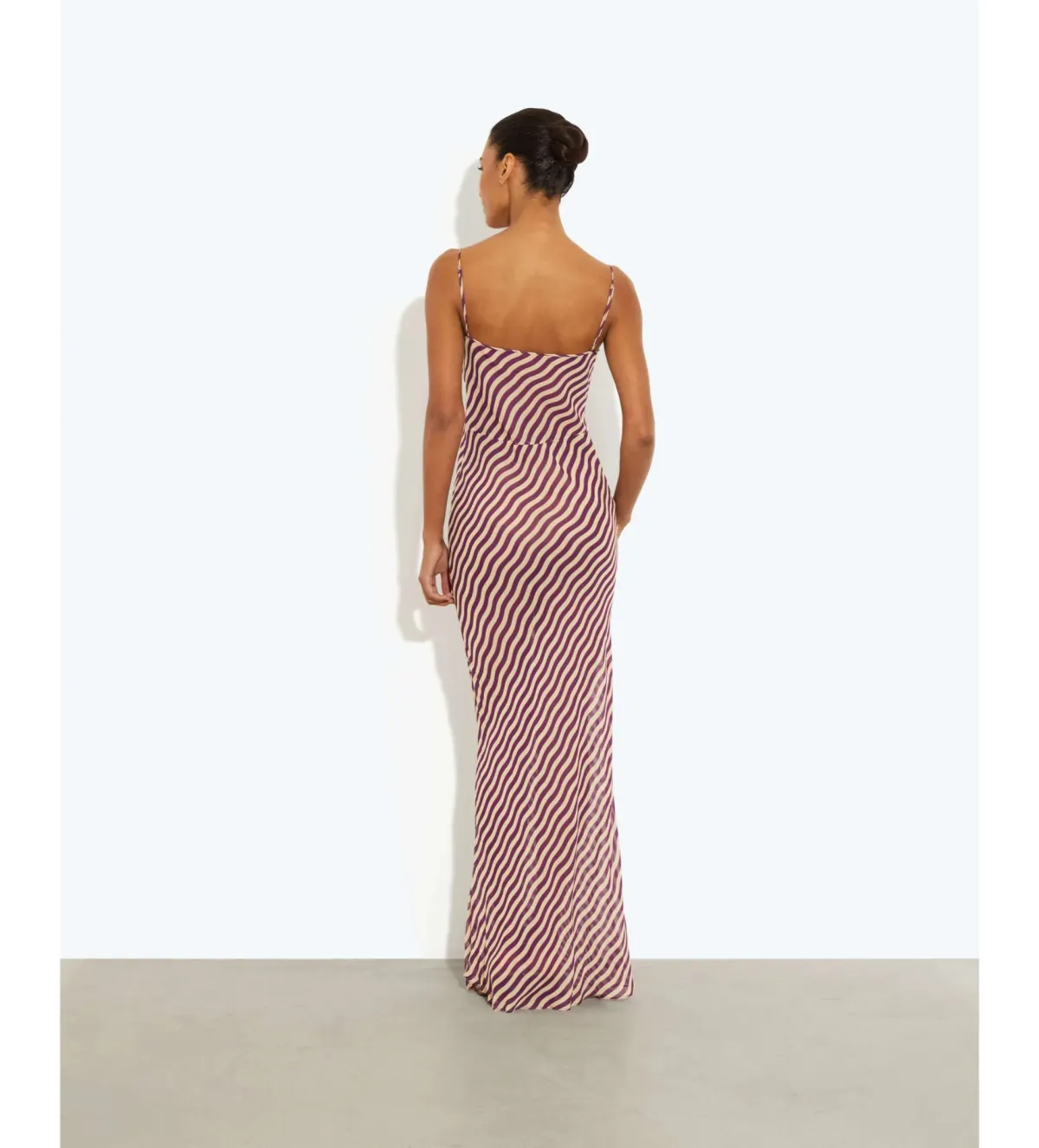 Rat and Boa Assisi Maxi Dress in Wave Print Size 8 - Image 2