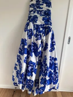Aje Behold Maxi Dress Bodly Blooming Cobalt Size 14 for rent on The Volte - image 7