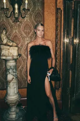 Rachel Gilbert Linc Gown  Maxi Dress in Black  Size AU 8 / 1 for rent on The Volte - image 5