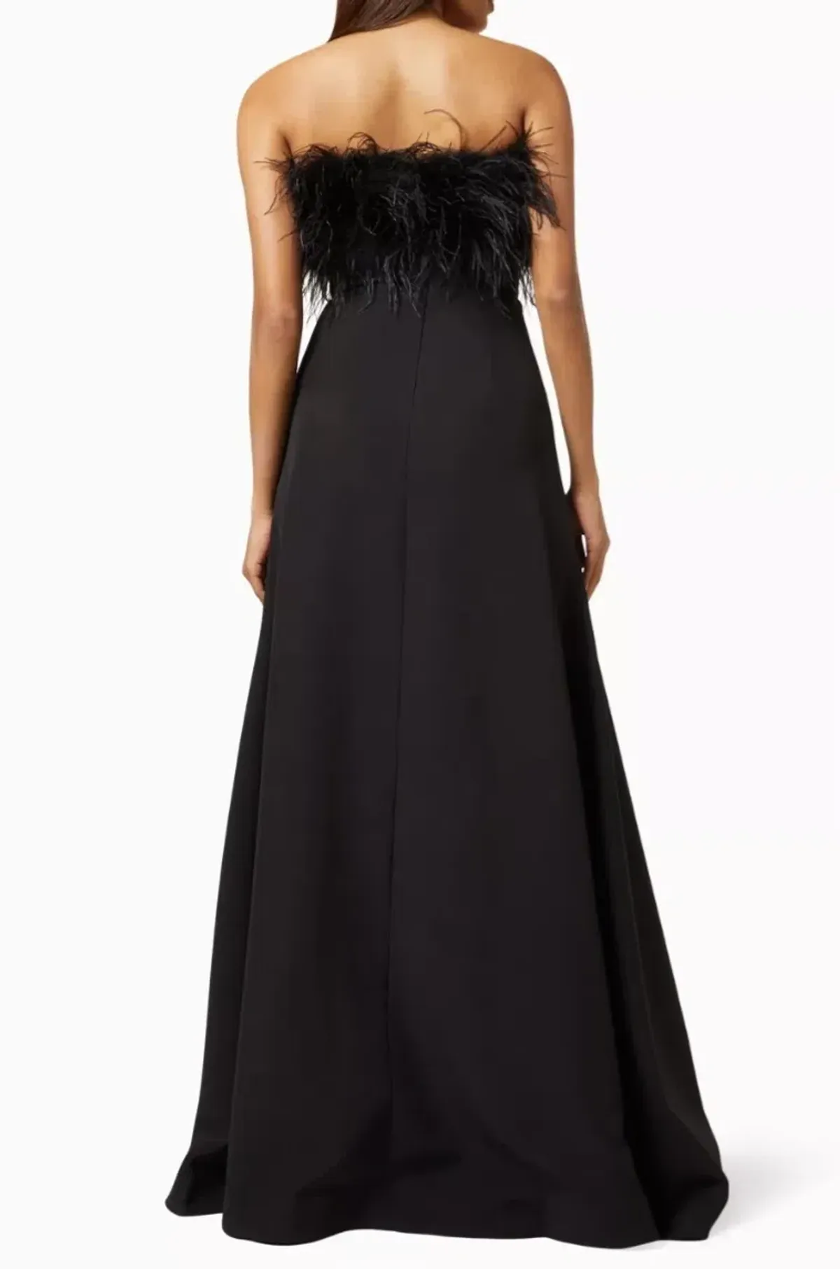 Rachel Gilbert Linc Gown Maxi Dress in Black Size 5/AU 16 - Image 4