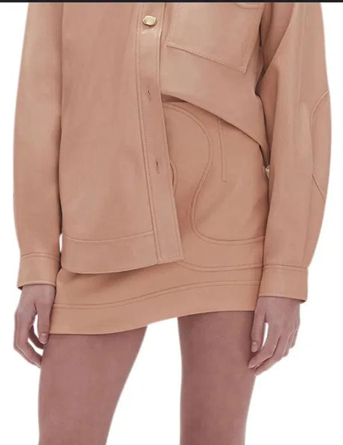 Aje Priscilla Scalloped Mini Skirt and Shacket - Size 8 - Image 1