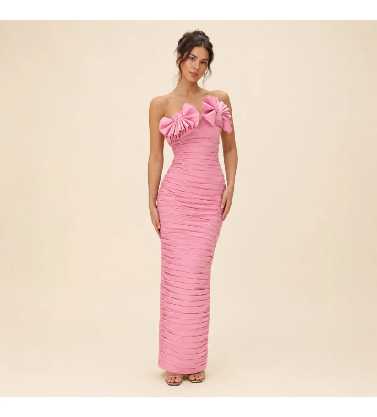 Rachel Gilbert Jensen Gown in Pink Size 3/AU12 - Image 1