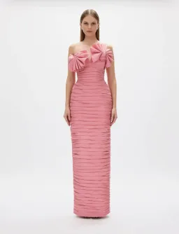 Rachel Gilbert Jensen Gown Maxi Pink Size AU 14 for rent on The Volte - image 1