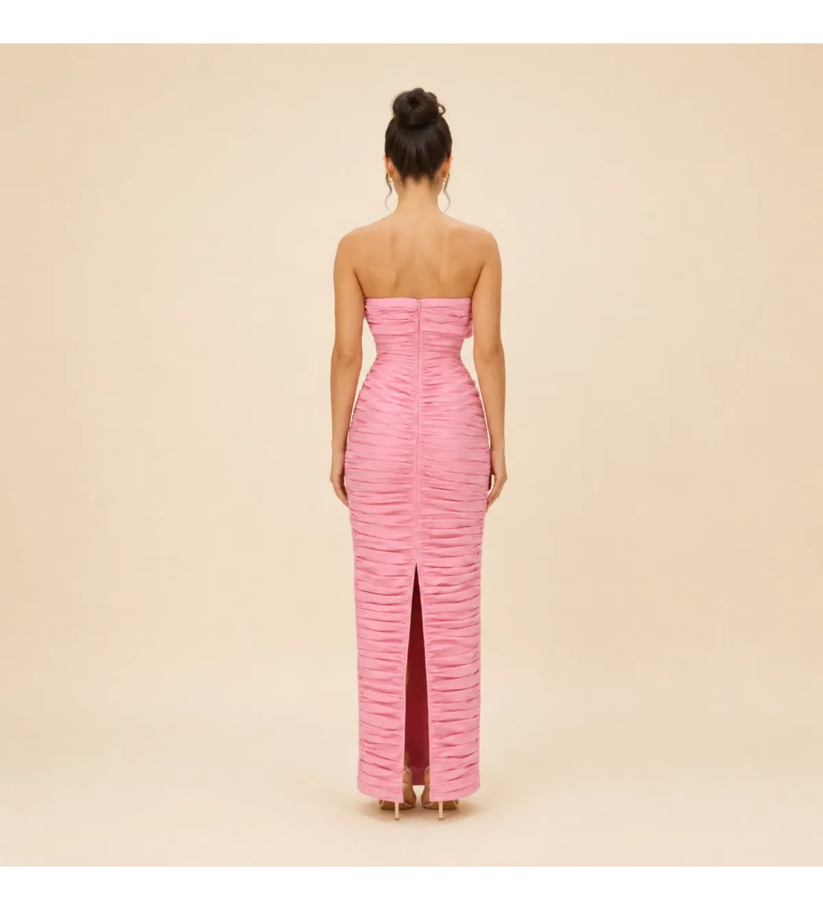 Rachel Gilbert Jensen Gown in Pink Size 4/AU14 - Image 2