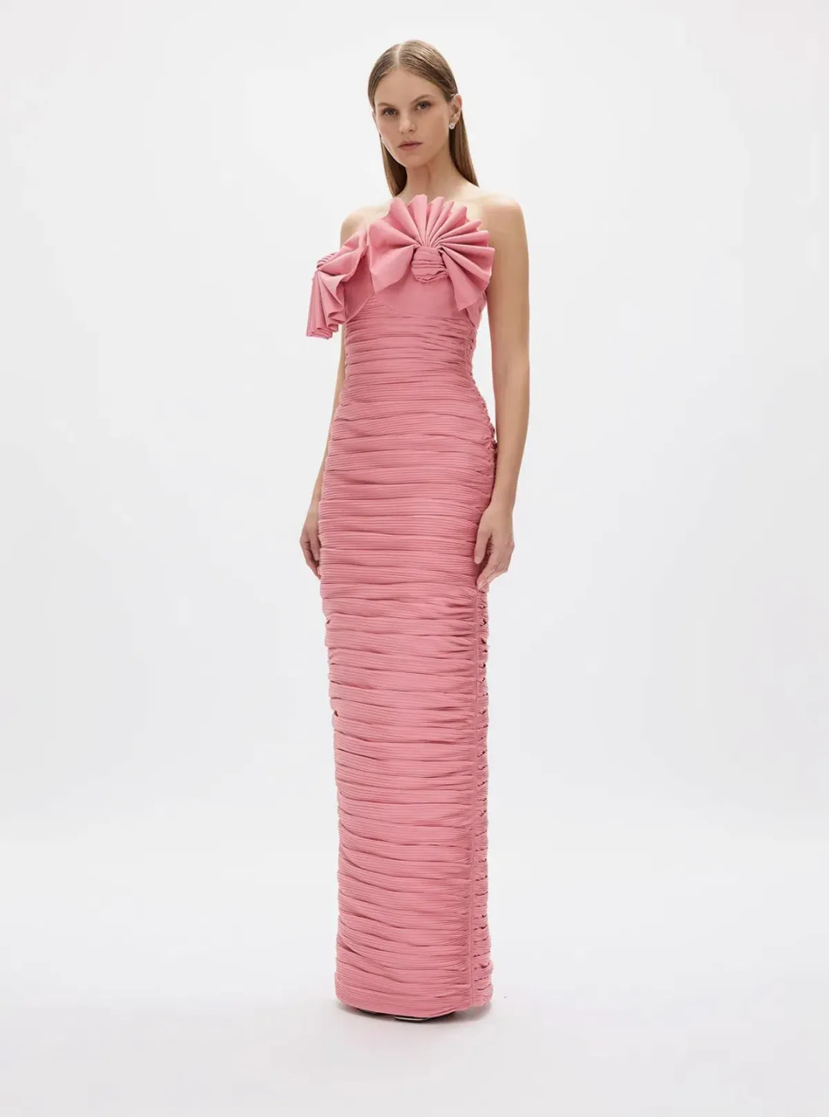 Rachel Gilbert Jensen Gown Maxi Pink Size AU 14 - Image 2