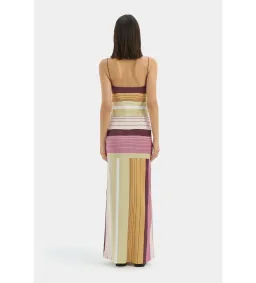 Sir The Label Fontana Slip Maxi Dress in Elisa Stripe Size 10 for rent on The Volte - image 3