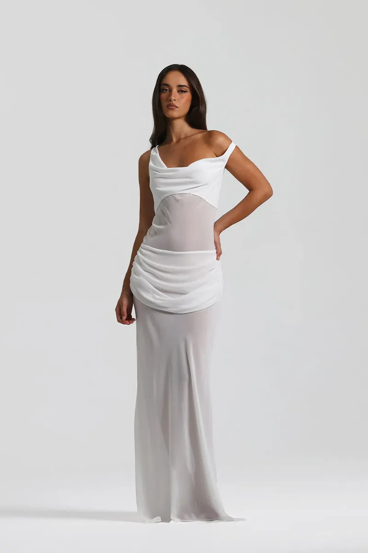 Natalie Rolt Cadence Gown in White Size 10 - Image 2
