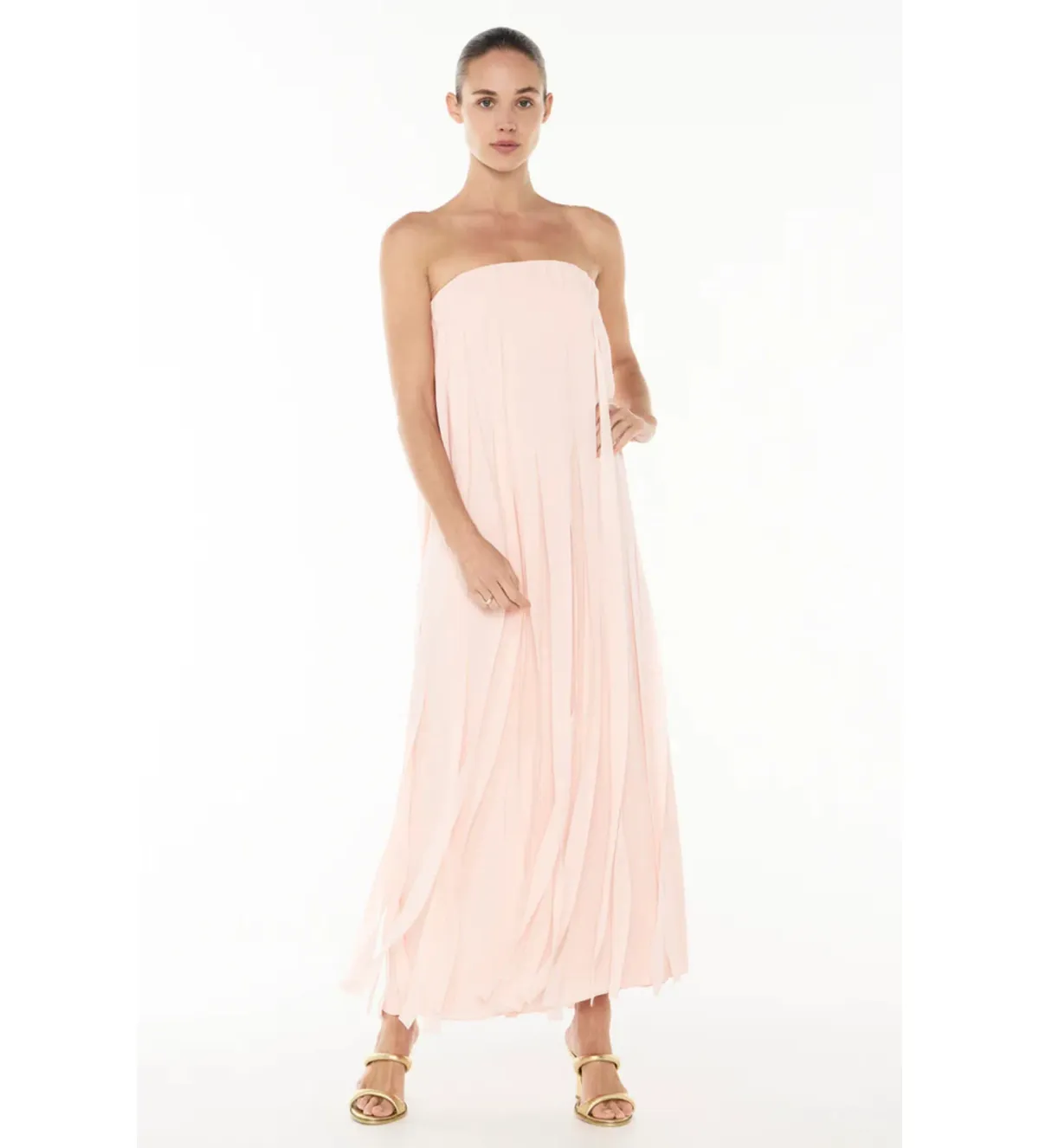 Manning Cartell Boundless Strapless Midi Dress Blush Size 10 - Image 2