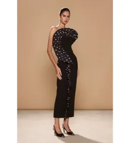 Sonya Moda Palermo Midi Dress Black Size M/AU 10 for rent on The Volte - image 4