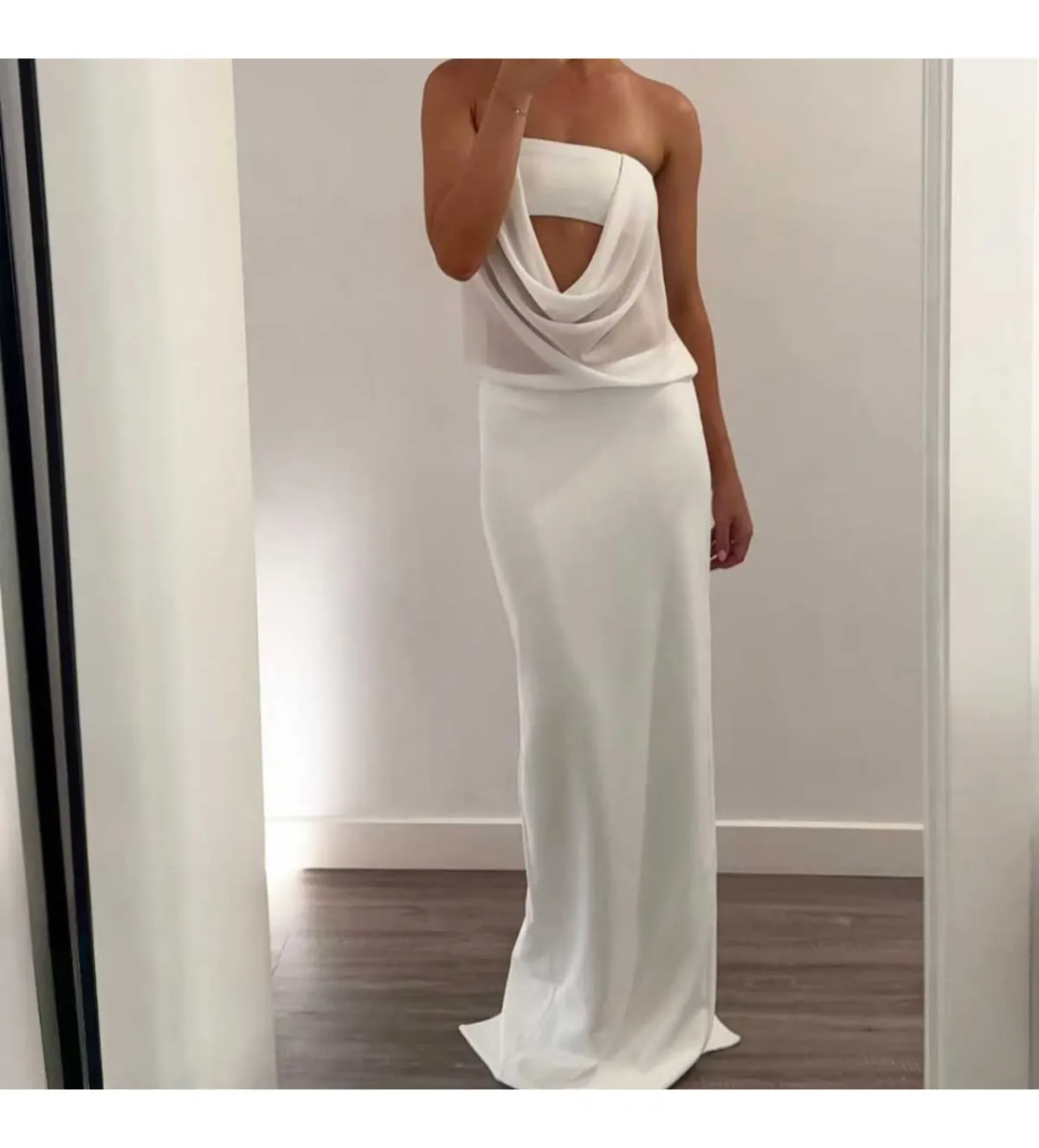 Natalie Rolt Tayte Maxi Dress White Size 1 AU 8 - Image 1