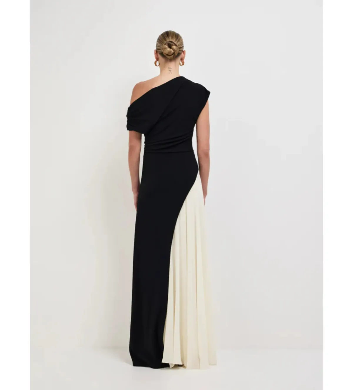 Sheike Celine Maxi Dress Black Contrast Size 12 - Image 3