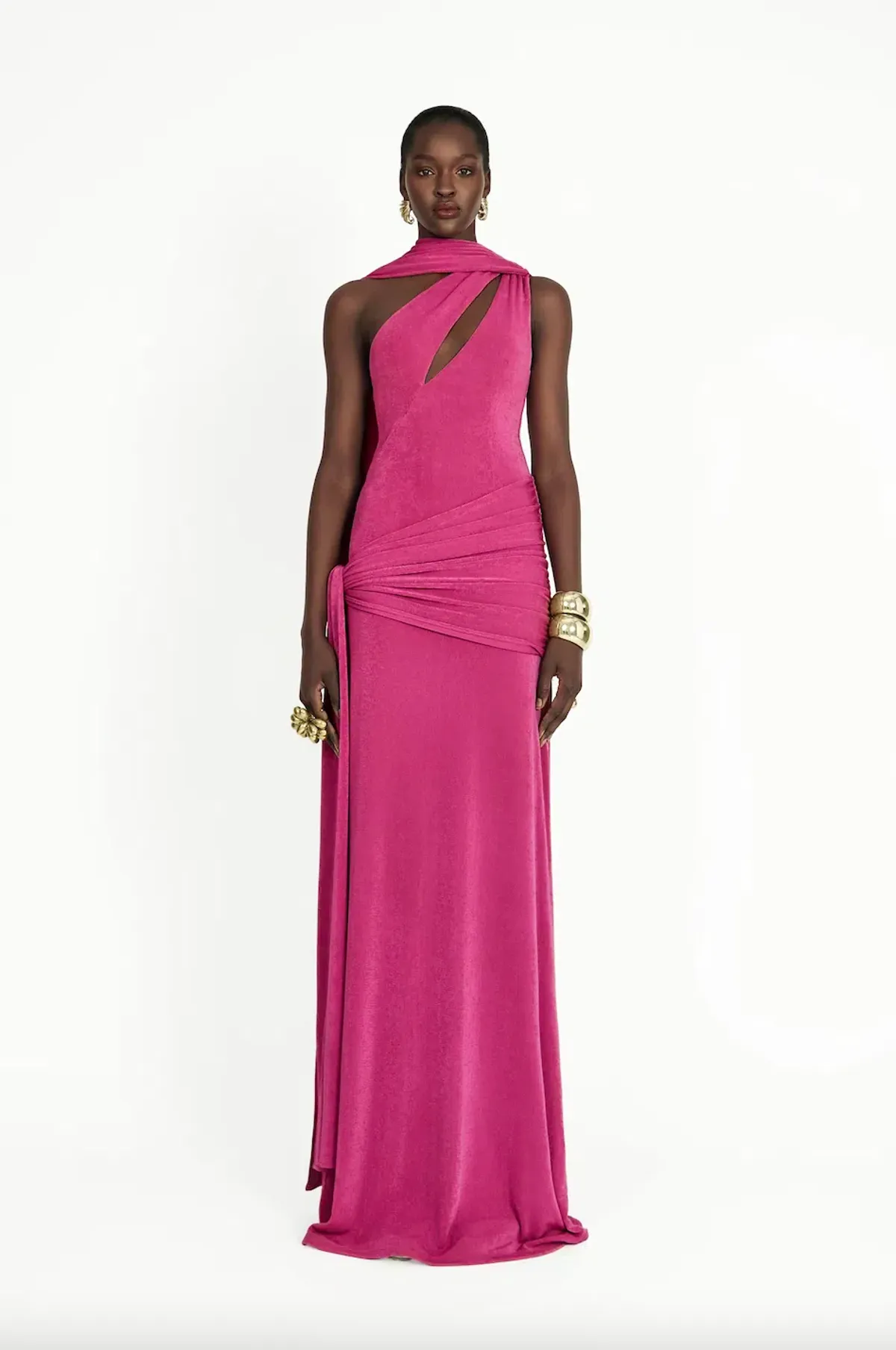 Khanum's Kiaan Maxi Dress in Pink  Size M/ AU 10  - Image 2
