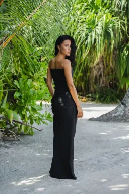 HNTR The Label Huxley Maxi Gown Black Size M / AU 10 for rent on The Volte - image 4