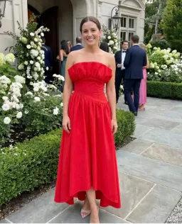 Elliatt Laurel Sleeveless Maxi Dress In Red Size 10 AU for rent on The Volte - image 1