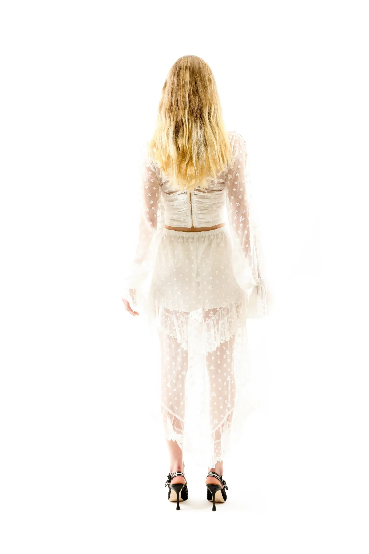 ALICE By Alice McCall Petra Crop Top White Size AU 12 - Image 3
