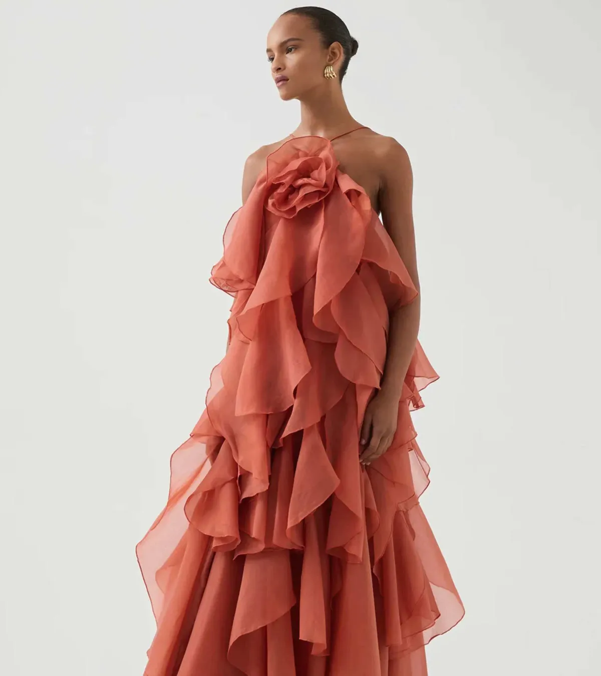 Aje Pandorea Layered Maxi Dress - Size 10 - Image 1