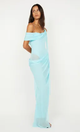 Bec & Bridge Danka Asym Dress Blue Size 8 for rent on The Volte - image 2