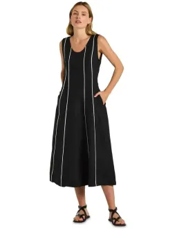 Yarra Trail Paradise Midi Dress Black Size 12 for rent on The Volte - image 1