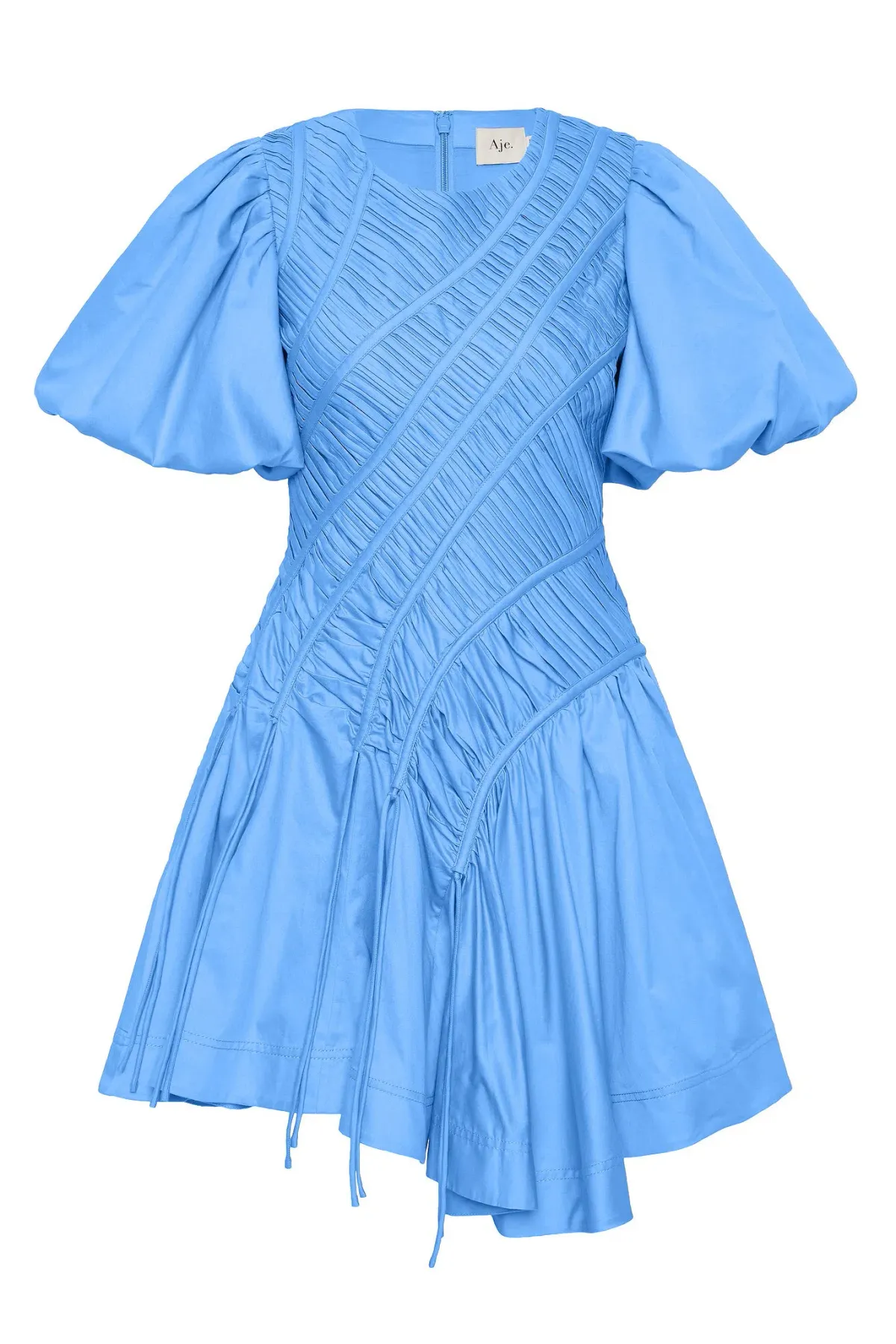 Aje Wisteria Mini Dress in Mist Blue Size 6 - Image 5