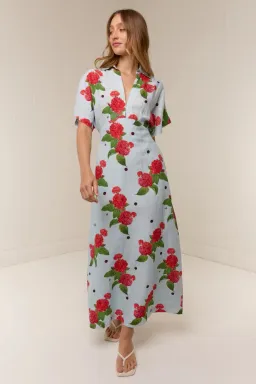 Palm Noosa Jasmine Midi Dress Sky Garden Size 14 for rent on The Volte - image 5