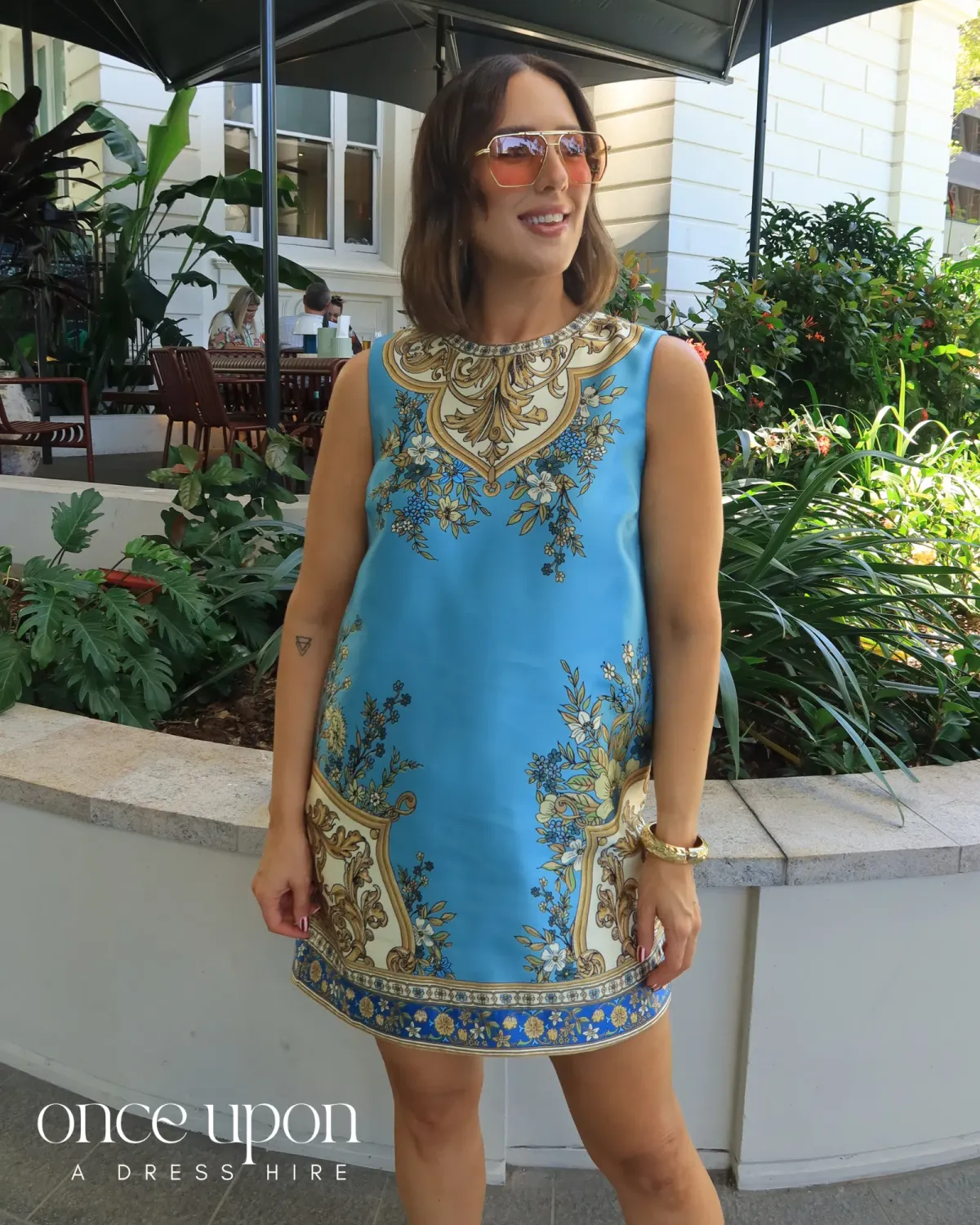 Alemais Cassie Exclusive Mini Dress Print Size 12 - Image 1
