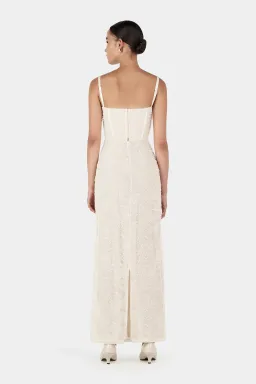 Hansel and Gretel Campari Lace Dress in Cream Size AU6 for rent on The Volte - image 2