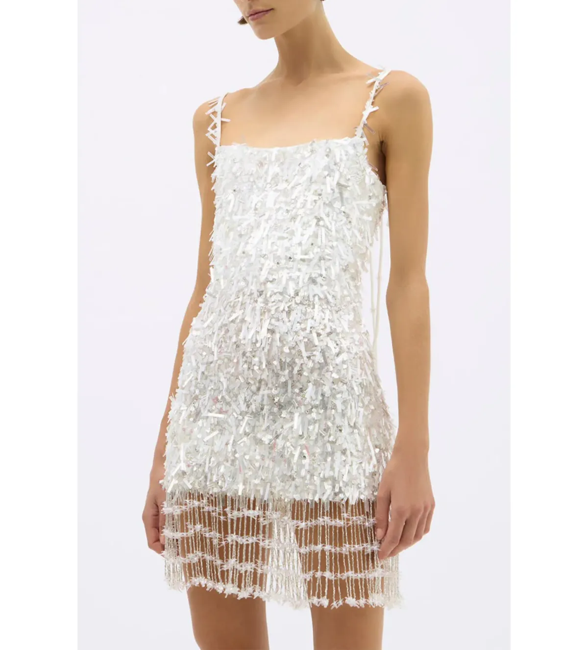 Rachel Gilbert Posie Mini Dress in Ivory Size 3/AU12 - Image 1