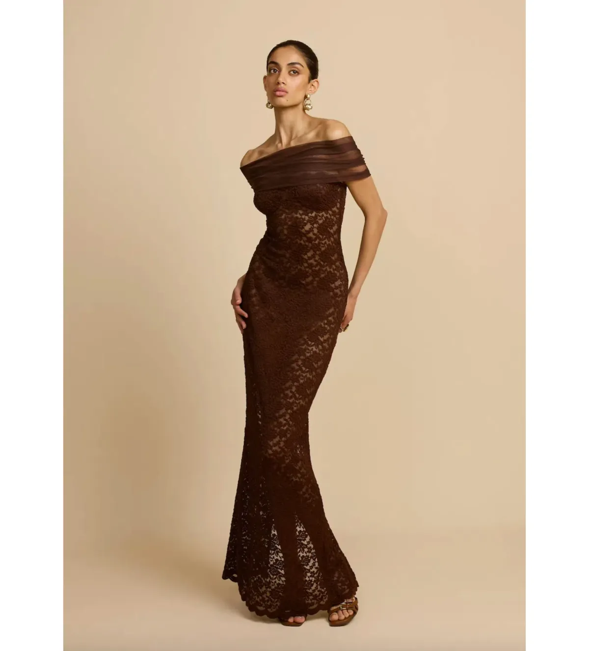 Arcina Ori Milana Maxi Dress Brown Size XS/AU 6 - Image 5