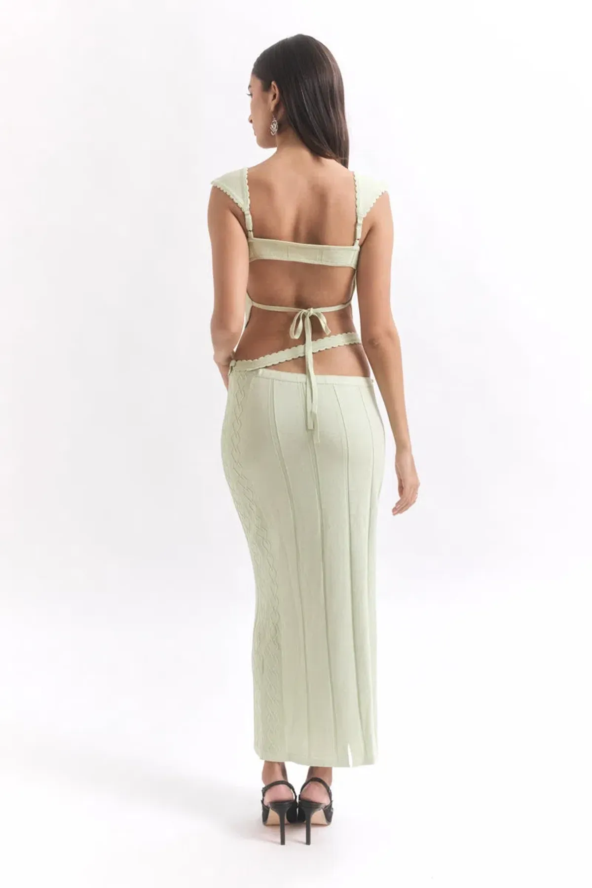Amiss the Label Joanne Set in Green Size AU6 - Image 2
