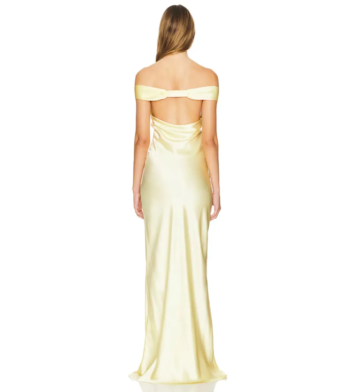Natalie Rolt Bridget Maxi Dress in Lemon Size 10 - Image 3
