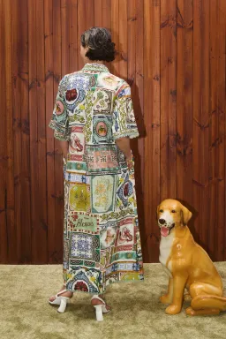 Alemais Tommasina Shirtdress Multi Size 14 for rent on The Volte - image 3