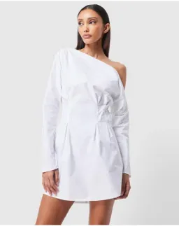 Mossman Homage Mini Dress White Size 12  for rent on The Volte - image 2