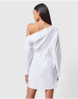 Mossman Homage Mini Dress White Size 12  for rent on The Volte - image 3