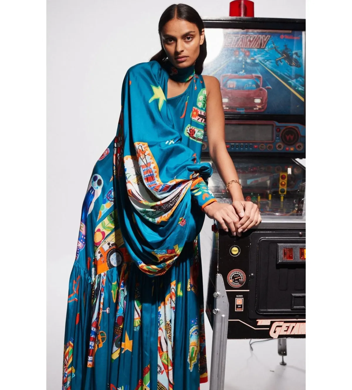 Alemais Rollers Midi Gown Size 10 - Image 4