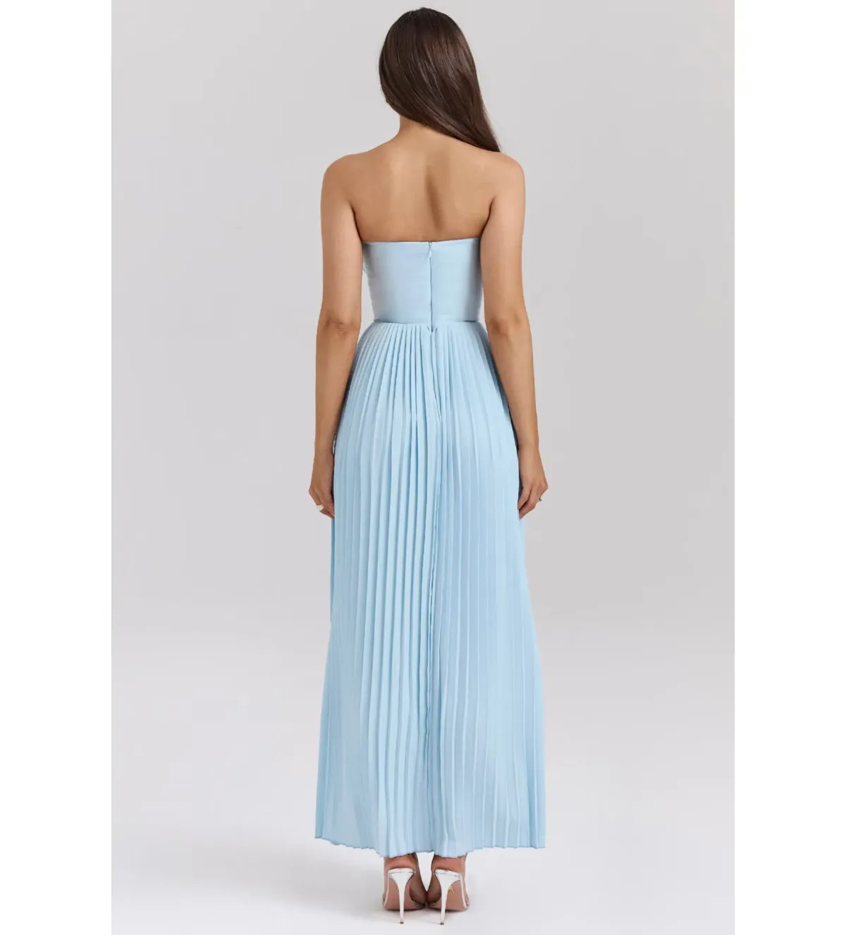 House of CB Marcella Maxi Dress Ocean Blue Size 8 - Image 3