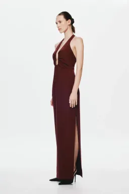 Misha Alusia Maxi Dress Port Size M / AU 10 for rent on The Volte - image 2