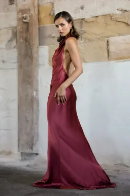 Arcina Ori Gaia Dress Plum Size S/AU 8 for rent on The Volte - image 3