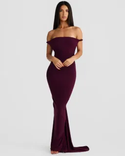 Melani the Label Maia Dress Mulberry Size S/AU 6 for rent on The Volte - image 1
