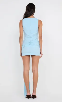 Bec & Bridge Domenic Asym Mini Dress in Sky Blue Size M / AU 10  for rent on The Volte - image 3