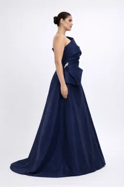 Rachel Gilbert Archer Gown in  Navy  Maxi Dress AU 18/ Size 6 for rent on The Volte - image 2