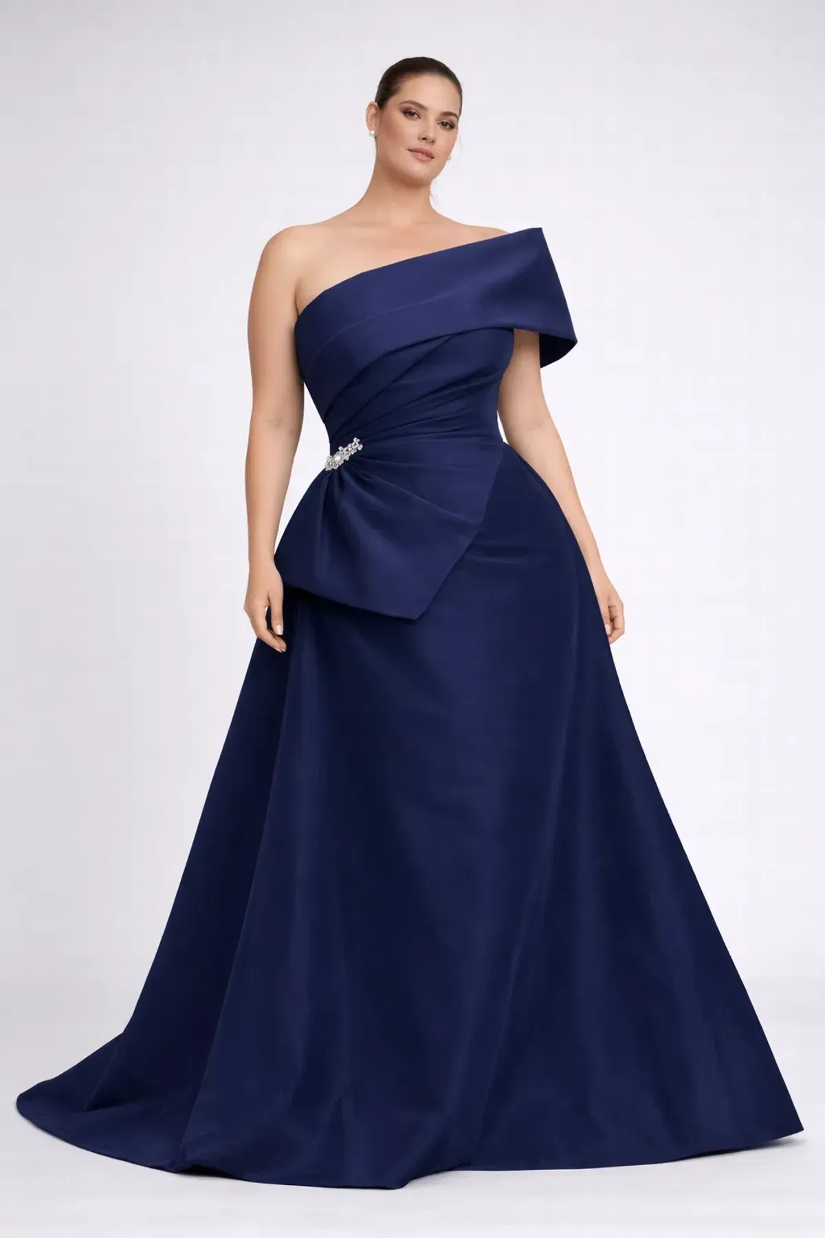 Rachel Gilbert Archer Gown in Navy Maxi Dress AU 18/ Size 6 - Image 1