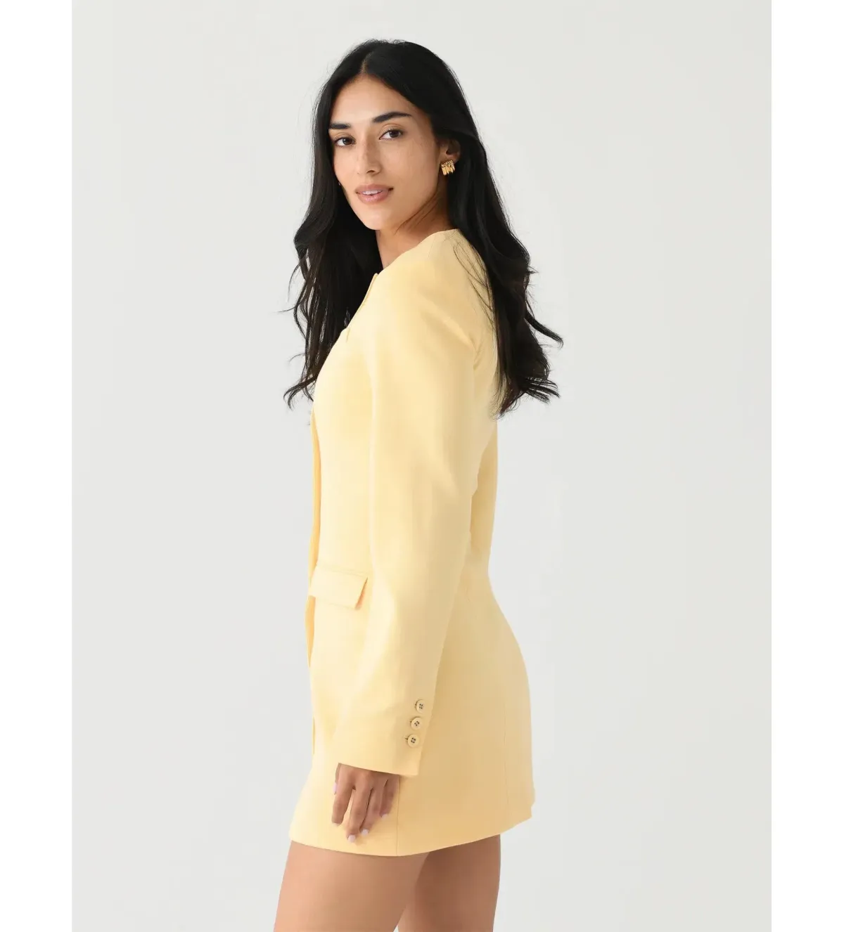 Anna Quan Eva Mini Dress Butter Size AU 8 - Image 4