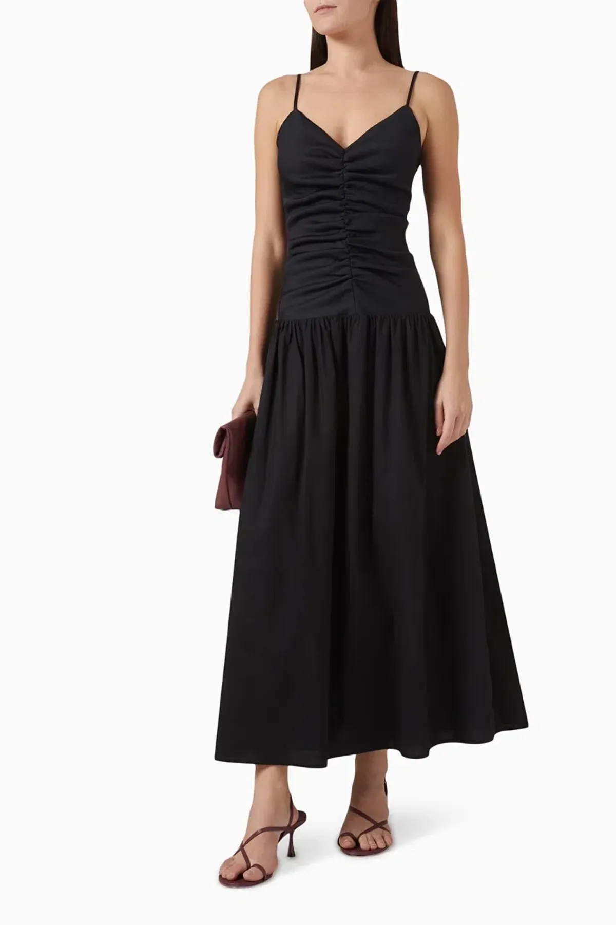 Anna Quan Mira Maxi Dress Noir Black Size AU 8 - Image 2