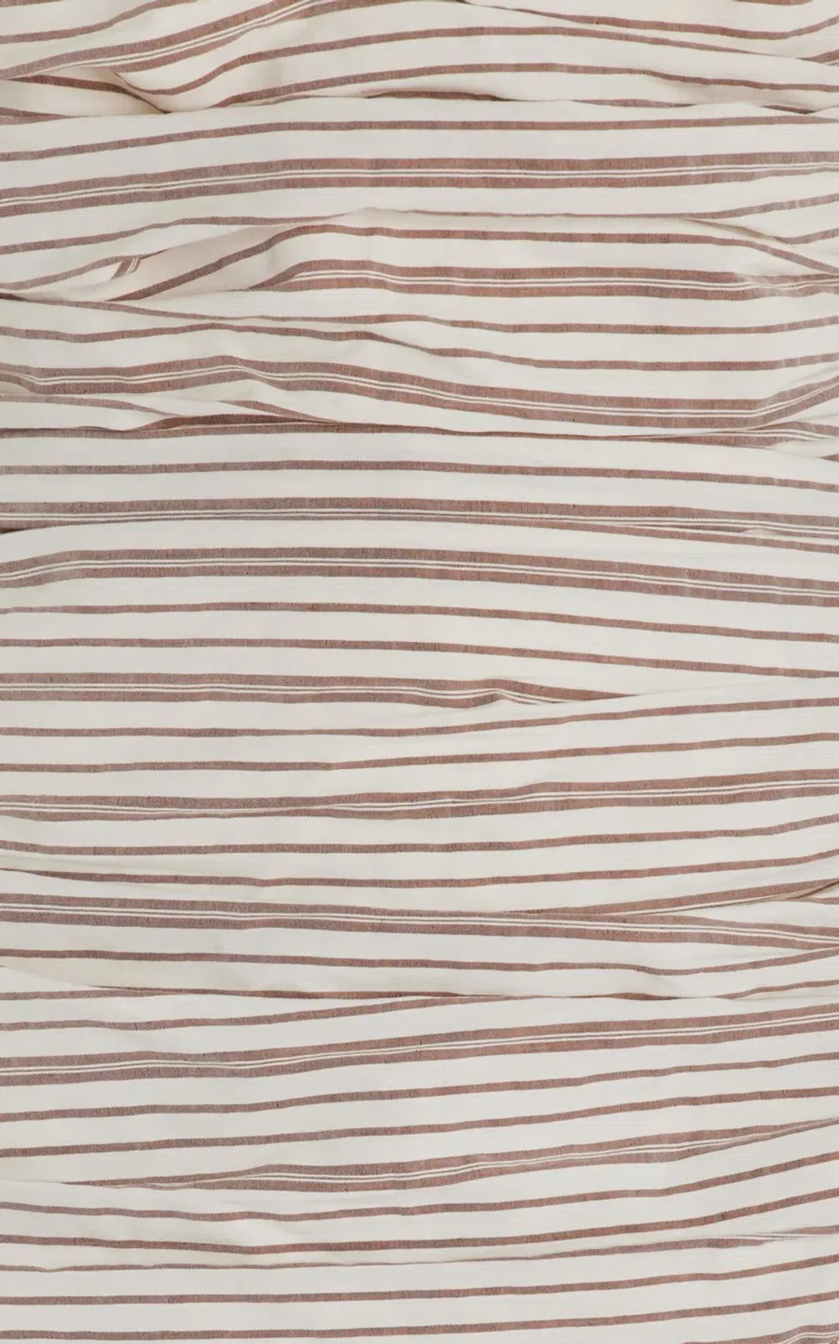 Anna Quan Isadora Strapless Maxi Dress Tobacco Stripe Size AU 8 - Image 9